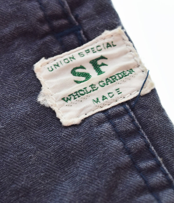 ササフラス SASSAFRAS コットン ベスト ベスト ネイビー Mサイズ 103MT-3314