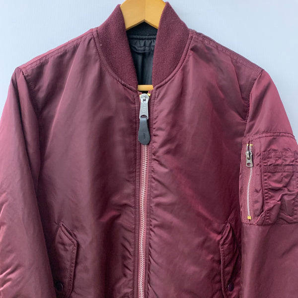 アルファ インダストリーズ ALPHA INDUSTRIES MA-1 フライトジャケット 0615-00-573-8335 ジャケット ワインレッド Sサイズ 201MT-4260
