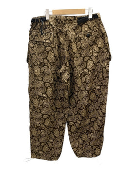 エスダブリューユーエヌ S.W.U.N Original Paisley Cargo Pants オリジナルペイズリー ボトムスその他 総柄 ブラウン Lサイズ 101MB-433