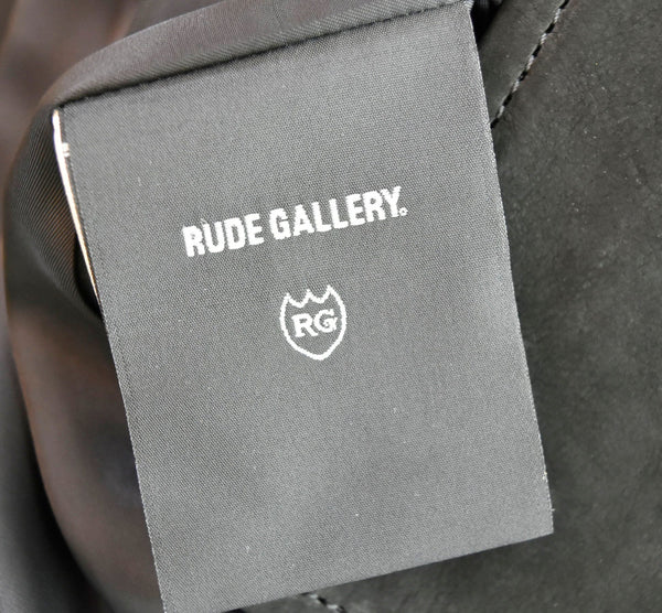 ルードギャラリー  RUDE GALLERY STEERHIDE ステアハイド コート ジャケット 黒 4 ジャケット ブラック 103MT-1139