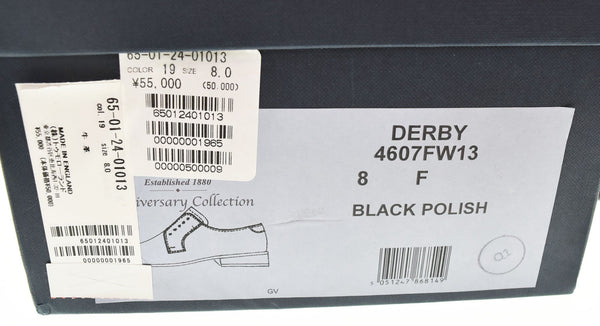 トゥモローランド TOMORROWLAND BARKER PLAIN TOE レザーシューズ 65-01-24-01013 メンズ靴 ビジネスシューズ ブラック 103S-1086