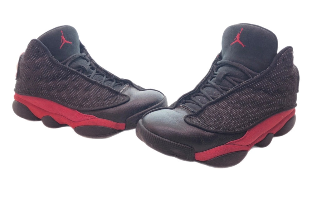 ナイキ NIKE 17年製 AIR JORDAN 13 RETRO BRED エア ジョーダン レトロ ブレッド AJ13 黒豹 黒 赤  414571-004 メンズ靴 スニーカー ブラック 26.5cm 104-shoes105