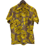 【曜日割引対象外】 ヴィンテージ vintage ~60's SHAPELY シアサッカー 半袖シャツ Sサイズ イエロー 201MT-4168 VB