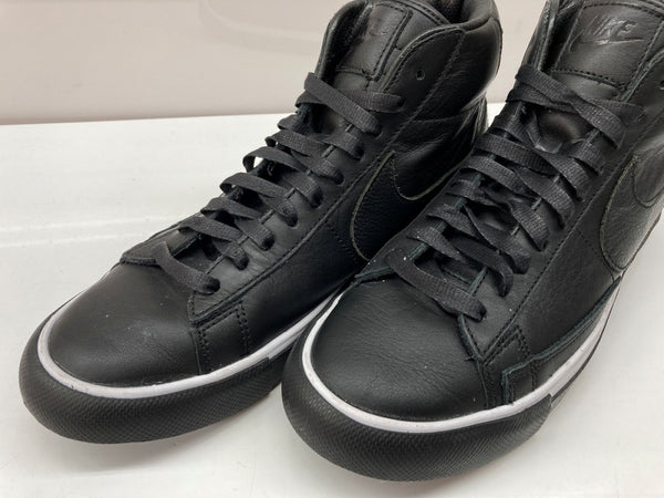 ナイキ NIKE 15年製 × BLACK COMME des GARCONS コムデギャルソン BLAZER HIGH CDG ブレザー ハイ シューズ 黒 704571-002 メンズ靴 スニーカー ブラック 26cm 104S-987