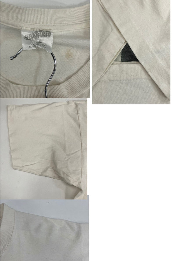 ヴィンテージ vintage 90's 90年代 CRONIES GODZILLA ゴジラ 映画 ムービーT MADE IN USA アメリカ製 Tシャツ ホワイト Lサイズ 101MT-4377