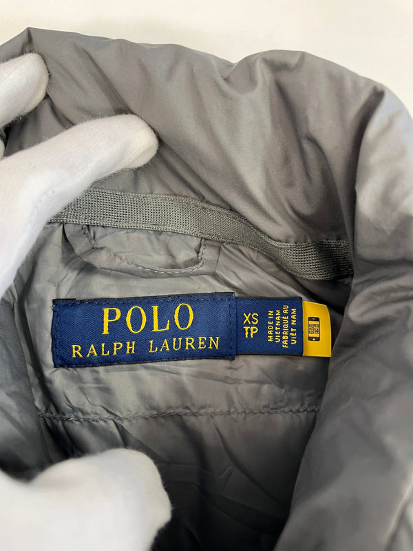 ラルフローレン RalphLauren POLO ポロ ダウンベスト ベスト グレー Sサイズ 101LT-250