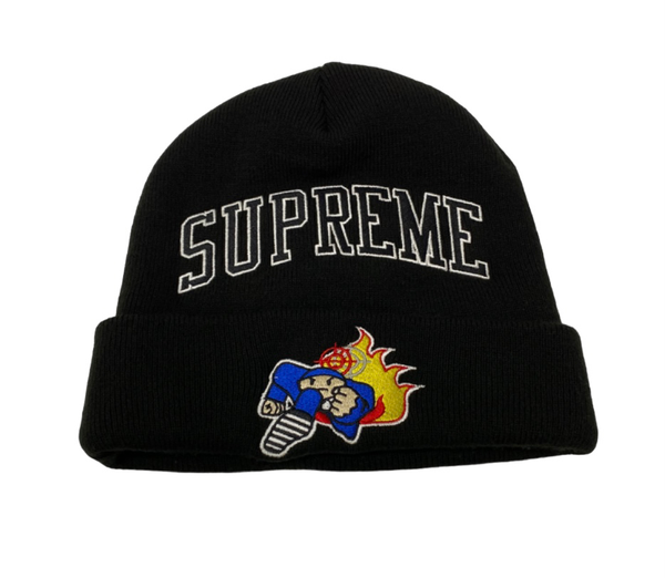 【中古】シュプリーム SUPREME 22FW Duck Down Music Beanie ダックダウン ビーニー 帽子 メンズ帽子 ニット帽 ブラック 201goods-512