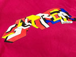 シュプリーム SUPREME Delta Logo Hooded Sweatshirt Fuchsia デルタロゴスウェットパーカー 19FW パーカ プリント ピンク Mサイズ 101MT-2350