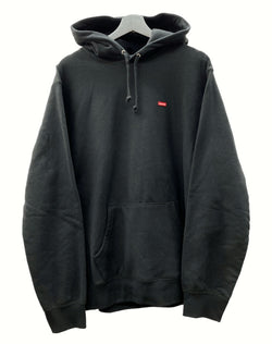 シュプリーム SUPREME SMALL BOX HOODED SWEATSHIRT スモール ボックス ロゴ フーディ スウェット パーカー BLACK 黒 パーカ ワンポイント ブラック Lサイズ 104MT-769