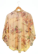 ラルフローレン RalphLauren 90s 総柄シャツ ロデオ柄 カウボーイ柄 猫目ボタン 10 長袖シャツ マルチカラー 103MT-2598