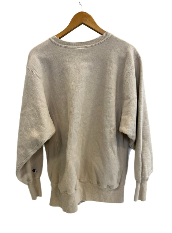 チャンピオン Champion 90s～ ヴィンテージ vintage 刺繍タグ リバースウィーブ REVERSE WEAVE MINESOTA USA製 アメリカ製 XL スウェット ベージュ LLサイズ 101MT-4476