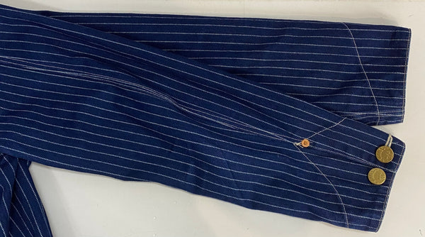 フェローズ PHERROW'S Lot 555 オーバーオール デニム ジャケット ネイビー 36サイズ 201MT-4586