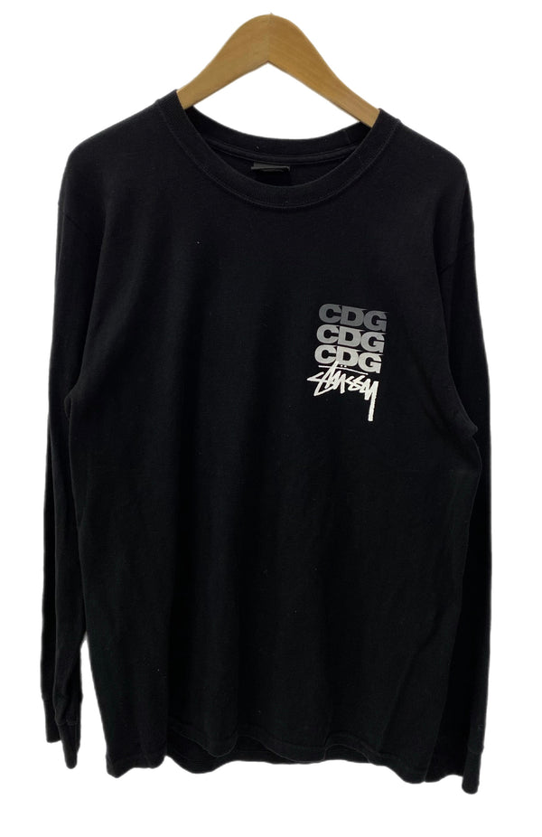 ステューシー STUSSY CDG ドット LS Tシャツ "ブラック" CDG Dot LS Tee "Black" ロンT ブラック Mサイズ 201MT-2985