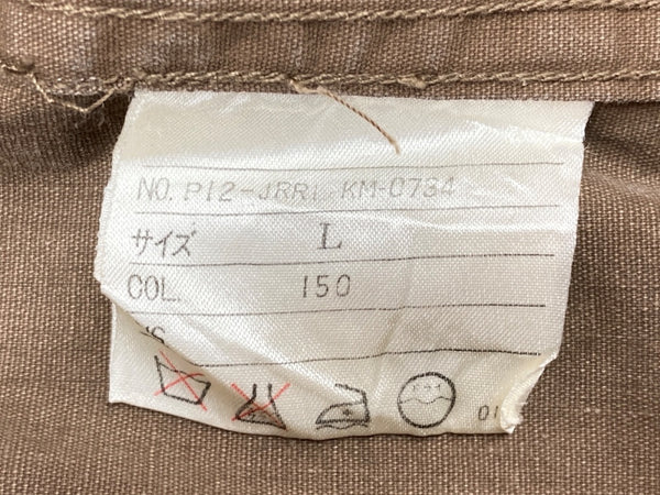 ラルフローレン RalphLauren ポロカントリー POLO COUNTRY オンワード樫山 ミリタリー MILITARY ヴィンテージ VINTAGE フード取り外し可能 コットン シンガポール製 BROWN 茶色 P12-JRRL-KM-0734 ジャケット 無地 ブラウン Lサイズ 104MT-2084