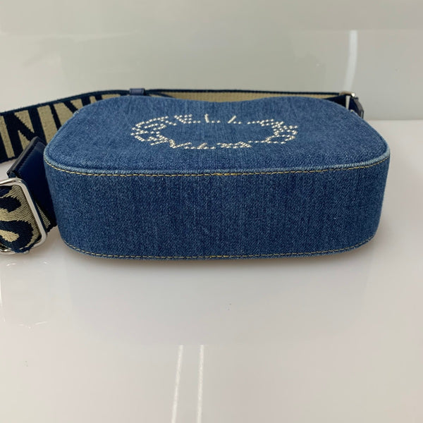 ステラマッカートニー STELLA McCARTNEY カメラバッグ デニム生地 バッグ レディースバッグ ショルダーバッグ・メッセンジャーバッグ ブルー 201goods-783