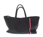 ポーター  PORTER  01SS UNDERCOVER アンダーカバー オンカラーライン入り 横長 大型トートバッグ 黒 バッグ メンズバッグ トートバッグ ブラック 103B-107