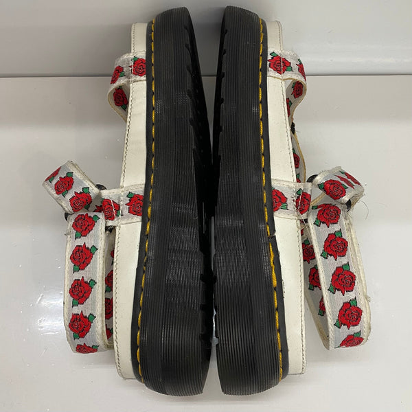 ドクターマーチン Dr.Martens AGGY ROSE SANDAL 6UK 39EU 25.5～26.0cm レディース靴 サンダル その他 ホワイト 201-shoes1298