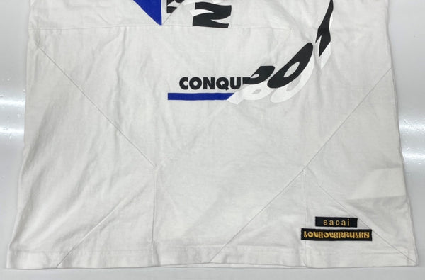 サカイ sacai Hank Willis Thomas Archive Mix T-Shirt アーカイブ ミックス Tシャツ パッチワーク 半袖 白 21-0179S サイズ 4 Tシャツ 総柄 ホワイト 104MT-1965