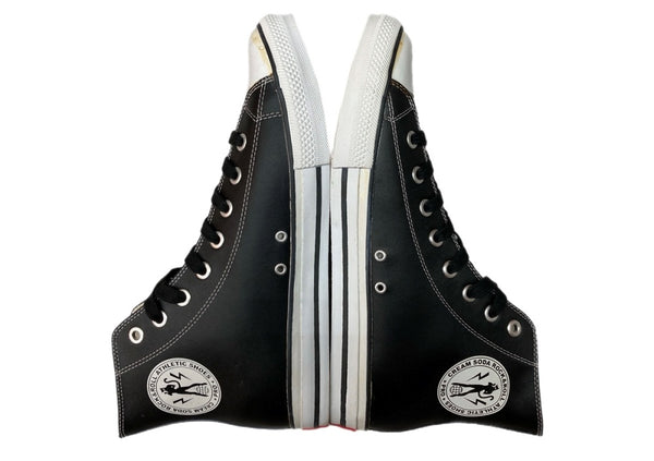 クリームソーダ CREAM SODA ROCK'N'ROLL STAR-HI ロックンロール スター ハイ ドクロ シューズ 黒 CS-H6960 メンズ靴 スニーカー ブラック 27cm 104S-965