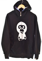 アベイシングエイプ A BATHING APE BABY MILO リバーシブル ジップアップパーカー サル  パーカ ブラック Mサイズ 103MT-3243