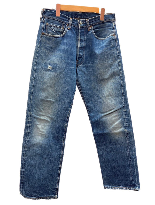 リーバイス Levi's  BIG E 60s 60年代 Vintage ヴィンテージ ジーンズ デニムパンツ ボタン裏2 赤耳 足長R 青 無地 デニム ブルー サイズ不明 104MB-114