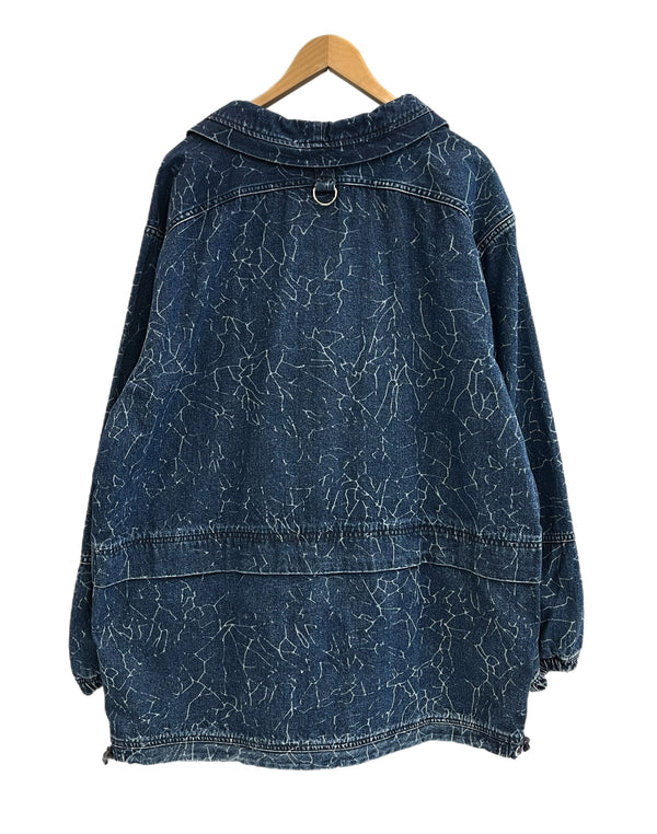 マシス MASSES CLACK DENIM FILD JKT クラックデニムフィールドジャケット デニムジャケット ジャケット ネイビー Mサイズ 101MT-4209