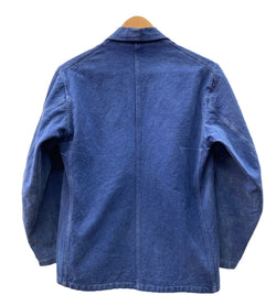 ヴィンテージ VINTAGE ITEM 40's La Mouette Metis Lapel Jacket メティス ユーロ フレンチ ワーク ラペル 刺繍タグ 青 サイズ表記なし ジャケット 無地 ブルー 104MT-268