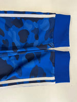 ア ベイシング エイプ A BATHING APE アディダス adidas BAPE TRACK PANTS ベイプ トラックパンツ カモフラ 迷彩 サルカモ 青 DP0190 ボトムスその他 ブルー Sサイズ 101MB-718
