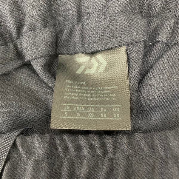 ダイワ DAIWA TECH FLANNEL EASY TROUSERS 日本 スラックス ネイビー Sサイズ 201MB-1203