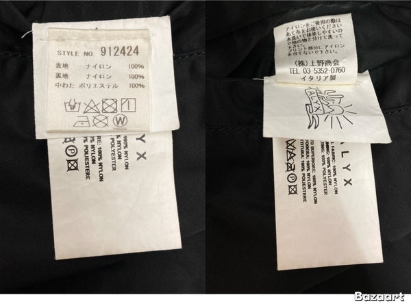 アリクス ALYX × ALPHA INDUSTRIES アルファ REVERSIBLE MA-1 JACKET リバーシブル ジャケット ボンバー フライト アウター 黒 912424 ジャケット 無地 ブラック Lサイズ 104MT-1978