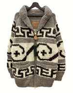 ウィンダンシー WIND AND SEA 22AW COWICHAN KNIT OUTER カウチン ニット アウター ジャケット ジップアップ 灰色 WDS-O-COW-24-Q2-KN-01 ジャケット 総柄 グレー Lサイズ 104MT-883