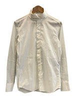 レインメーカー RAINMAKER KYOTO スタンドカラーシャツ コットンシャツ 白 日本製 RM171-054 サイズ44 長袖シャツ ホワイト 101MT-5436