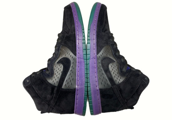 ナイキ NIKE 15年製 × BLACK SHEEP ブラック シープ DUNK HIGH PREMIUM SB GRAPE ダンク ハイ グレープ 紫 黒 313171-027 メンズ靴 スニーカー ブラック 29cm 104-shoes597