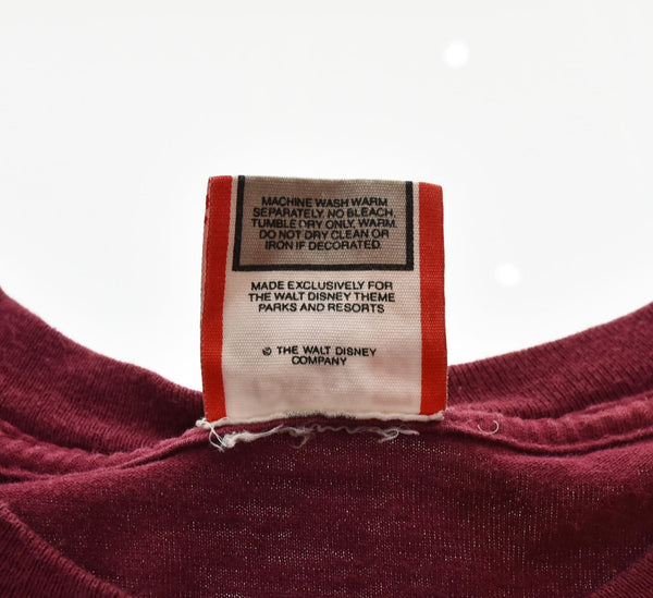 ヴィンテージ Vintage 90's Disney Tower of Terror ディズニー タワー・オブ・テラー タワテラ アトラクション ミッキー キャラT キャラクター バーガンディ XL Tシャツ ワインレッド LLサイズ 103MT-2924