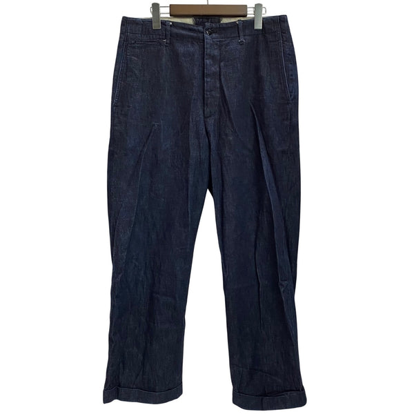 【曜日割引対象外】 アットラスト AT LAST & CO デニム トラウザーパンツ デニム ブルー 32サイズ 201MB-1000 VB