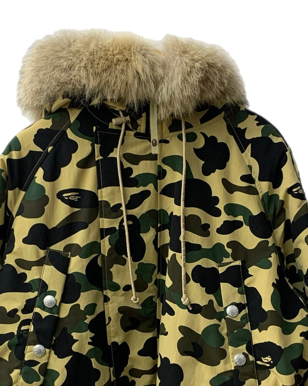 アベイシングエイプ A BATHING APE N-3B フライトジャケット  エイプカモ ジャケット マルチカラー Sサイズ 201MT-2786