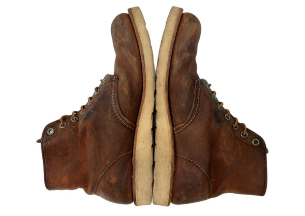 レッドウィング RED WING 6-inch CLASSIC ROUND TOE クラシック ラウンド レースアップ ワークブーツ アウトドア 8 1/2D 茶 9111 メンズ靴 ブーツ ワーク ブラウン 26.5cm 104S-1072