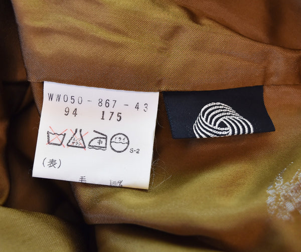 バーバリー Burberry 90s ウールバルマカーンコート 比翼仕立て 90's  ww050-867-43 コート ブラウン 103MT-3549