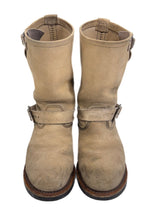 レッドウィング RED WING ENGINEER BOOT レザーブーツ スエード スチールトゥ 8268 メンズ靴 ブーツ エンジニア ベージュ 8 1/2 D 101sh-2047