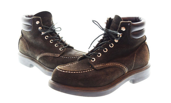 レッドウィング RED WING BEAMS ビームス別注 スーパーソール モックトゥ ブーツ 8805 スウェードワークブーツ 黒 8805 メンズ靴 ブーツ ワーク ブラック 26.5cm 103S-750