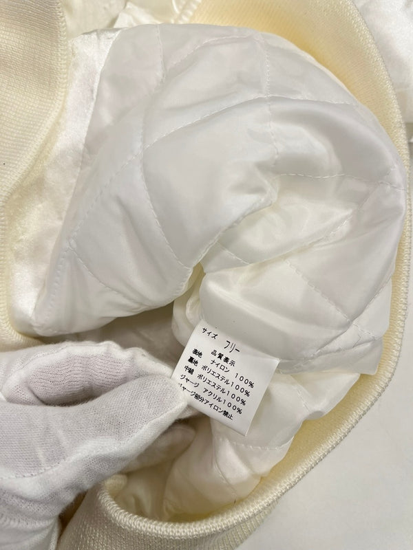 ほしひめ Hoshihime 星姫 スカジャン 龍刺繍 スカジャン サテン 白 F-002 ジャケット ホワイト フリーサイズ 101MT-5383