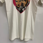 【曜日割引対象外】 ヴィンテージ vintage 80's I Love Lucy ムービーTシャツ Tシャツ ホワイト Lサイズ 201MT-3974 VB