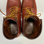 【曜日割引対象外】 レッドウィング RED WING 6-inch Classic Moc USA製 8875 メンズ靴 ブーツ ワーク ブラウン 25.5cmサイズ 201-shoes1502 VB