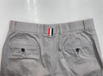 トムブラウン THOM BROWNE NEW YORK 4 Bar Classic Tailored Pants クラシック テーラード パンツ トリコロール ボタンフライ ズボン 灰 ライン MTU245A-03788035 チノパン グレー サイズ 00 104MB-137