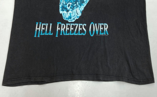 バンド band 90s EAGLES HELL FREEZES OVER イーグルス ヘル フリーゼズ オーバー TOUR TEE ツアー Tシャツ GIANT 1994 黒 Tシャツ プリント ブラック XLサイズ 104MT-1191