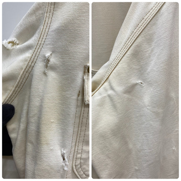 【曜日割引対象外】 カーハート Carhartt 80's 100th Anniversary ミシガンチョアコート 100周年記念 USA製 ジャケット ホワイト 201MT-4454 VB