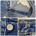 【曜日割引対象外】 リーバイス Levi's 60's 70's 501 BIG E 足長R ボタン裏16 W37 デニム ブルー 201MB-1102 VB