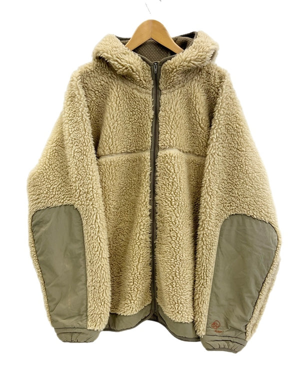 パタゴニア PATAGONIA 00s 04年製 USA製 Retro RHYTHM Hoody フリース ボア ジャケット XL ジャケット カーキ LLサイズ 101MT-4724