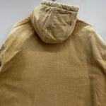 【曜日割引対象外】 カーハート Carhartt DUCK ACTIVE JACKET MADE IN USA パーカー ジャケット ベージュ Lサイズ 201MT-3874 VB