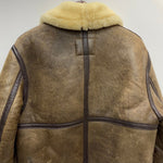 【曜日割引対象外】 ショット SCHOTT 80's B-3 ムートン フライトジャケット ジャケット ブラウン 38サイズ 201MT-4120 VB